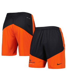 Nike men's Black, Orange Oregon State Beavers Performance Player Shorts