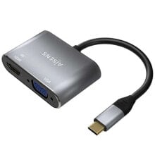 AISENS A109-0627 USB-C To HDMI VGA Adapter