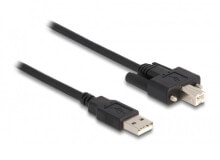 Компьютерный разъем или переходник DeLOCK 87215, 3 m, USB A, USB B, USB 2.0, 480 Mbit/s, Black