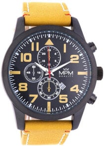 Мужские наручные часы с коричневым кожаным ремешком PRIM Pilot quality MPM W01M.11276.E