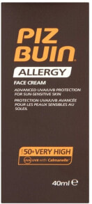 Sonnenschutzcreme für das Gesicht - Piz Buin Allergy Face Cream SPF50