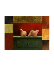 Trademark Global pablo Esteban Pears Green Shelf Canvas Art - 27