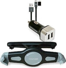 Автомобильные зарядные устройства и адаптеры для мобильных телефонов Ładowarka Realpower 2x USB-A 2.4 A (168188)