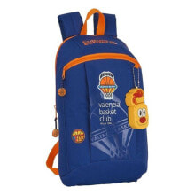 Детские школьные рюкзаки и ранцы для мальчиков повседневный рюкзак для мальчика Valencia Basket одно отделение, синий цвет