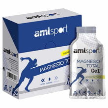 Спортивные энергетики AMLSPORT Total Magnesium 20ml 12 Units Lemon Energy Gels Box