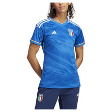Мужские спортивные футболки и майки aDIDAS Italy 22/23 Woman Short Sleeve T-Shirt Home