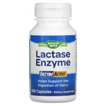 Digestive enzymes nature&#039;s Way, Lactase Enzyme Formula, 100 Capsules
