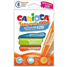 Купить фломастеры для рисования Carioca: Фломастеры для детей Carioca Box 6 Neon Temperello