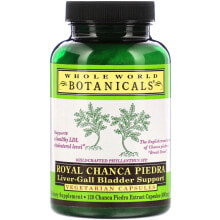Витамины и БАДы для мочеполовой системы Whole World Botanicals, Royal Chanca Piedra, для поддержки здоровья печени и желчного пузыря, 400 мг, 120 вегетарианских капсул
