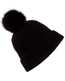 Купить женские головные уборы sofiacashmere: Sofiacashmere Plaited Rib Cashmere Hat Women's Black