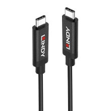 Lindy 43348 USB кабель 3 m USB 3.2 Gen 2 (3.1 Gen 2) USB C Черный