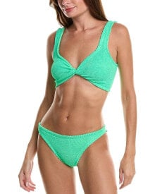 Купить женские купальники HUNZA G.: Hunza G 2Pc Juno Bikini Set Women's Green Os