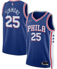 Nike men's Ben Simmons Royal Philadelphia 76ers 2021, 22 Diamond Swingman Jersey - Icon Edition