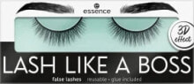 False eyelashes and glue