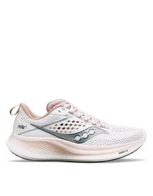 Купить женская обувь Saucony: Saucony Ride 17 neutral running trainers in white and lotus