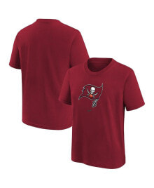 Nike preschool Boys and Girls Red Tampa Bay Buccaneers Team Wordmark T-shirt