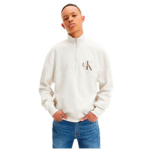 CALVIN KLEIN JEANS Monologo Waffle Half Zip Sweatshirt