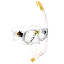 Masks and snorkels for scuba diving