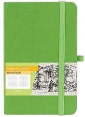 Купить школьные блокноты Antra: Зеленый блокнот в клетку формата A6 бренда Antra Notes A6 Kratka Romantyzm