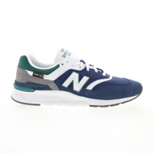 New Balance 997H CW997HSC Womens Blue Suede Lace Up Lifestyle Sneakers Shoes