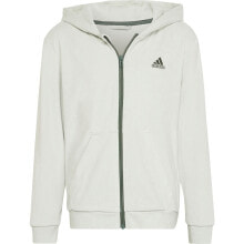 ADIDAS Lounge Velour Full Zip Sweatshirt