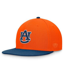 Купить мужские головные уборы Top of the World: Men's Orange/Navy Auburn Tigers Rally Two-Tone Fitted Hat