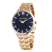 Мужские наручные часы с браслетом Мужские наручные часы с золотым браслетом Devota & Lomba DL012M-03BLUE ( 40 mm)
