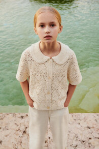 Knitted cardigans for girls