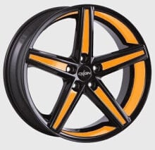 Колесный диск литой Oxigin 18 Concave black foil neon orange 8.5x19 ET40 - LK5/112 ML66.6