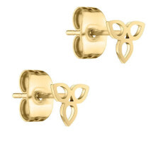 Ювелирные серьги tender gold-plated stud earrings TJ-0023-E-06