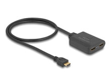 HDMI Splitter 1 x in zu 2 out 4K 60 Hz mit Downscaler