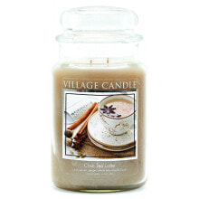 Scented candle in glass Tea with milk and cinnamon (Chai Tea Latte) 602 g