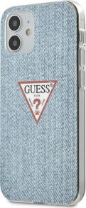 Guess Guess GUHCP12SPCUJULLB iPhone 12 5,4 niebieski/light blue hardcase Jeans Collection