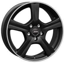 Колесный диск литой Autec Typ I - Ionik schwarz matt poliert 7.5x17 ET52.5 - LK5/108 ML63.3