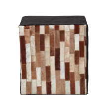 Купить товары для дома Homescapes: Designer Hocker Ottoman Patchwork