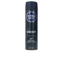 Nivea Men Deep Antibacterial & Black Carbon Deodorant Spray Антибактериальный дезодорант-спрей с черным углем 150 мл