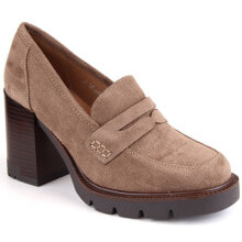 Купить женская обувь VINCEZA: Vinceza W JAN235B suede shoes with a high heel and platform, beige