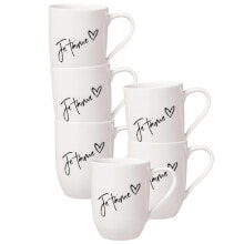 Becher Liebe Statement 6er Set