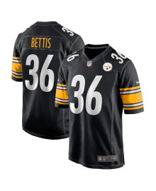 Nike men's Jerome Bettis Black Pittsburgh Steelers Retired Player Game Jersey