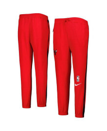 Nike big Boys and Girls Red Chicago Bulls Courtside Showtime Performance Pants