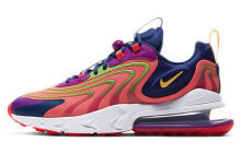 Nike Air Max 270 React ENG 运动 减震 低帮 跑步鞋 男女同款 镭射橙 / Кроссовки Nike Air Max 270 React ENG CD0113-600