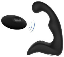 Vibrator für Prostatamassage mit Fernsteuerung und 9 Vibrationsmodi - S-Hande Landy-RTC Black