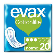 Обычные прокладки без крылышек Evax Cottonlike (20 uds) 20 штук