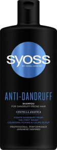 Syoss Anti-Dandruff Shampoo Очищающий шампунь против перхоти  440 мл