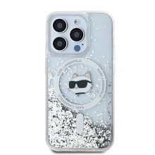 KARL LAGERFELD Klhmp14Llgchsgh iPhone 14 Pro 6.1 Liquid Choupette Head phone case