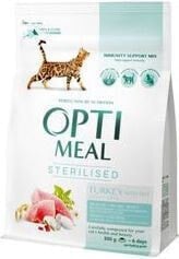 Сухие корма для кошек сухой корм для кошек OPTIMEAL, для взрослых с проблемами мочевыводящей системы, с индейкой, 0.3кг