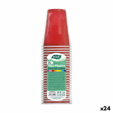 Набор многоразовых чашек Algon Красный 24 штук 250 ml (25 Предметы)