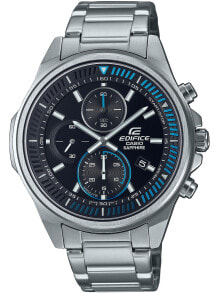 Мужские наручные часы с браслетом Мужские наручные часы с серебряным браслетом Casio EFR-S572D-1AVUEF Edifice mens 45mm 10ATM