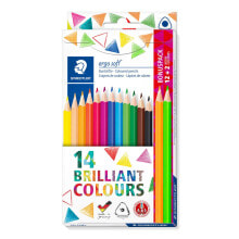 Цветные карандаши для рисования для детей staedtler 157 цветной карандаш Черный, Синий, Бордо, Коричневый, Зеленый, Светло-синий, Светло-голубой, Mauve, Оранжевый, Персиковый, Красный, Желтый 14 шт 157 C14P1