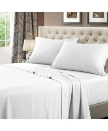 Egyptian Linens 600 Thread Count Solid Cotton Sheets Set, Twin XL